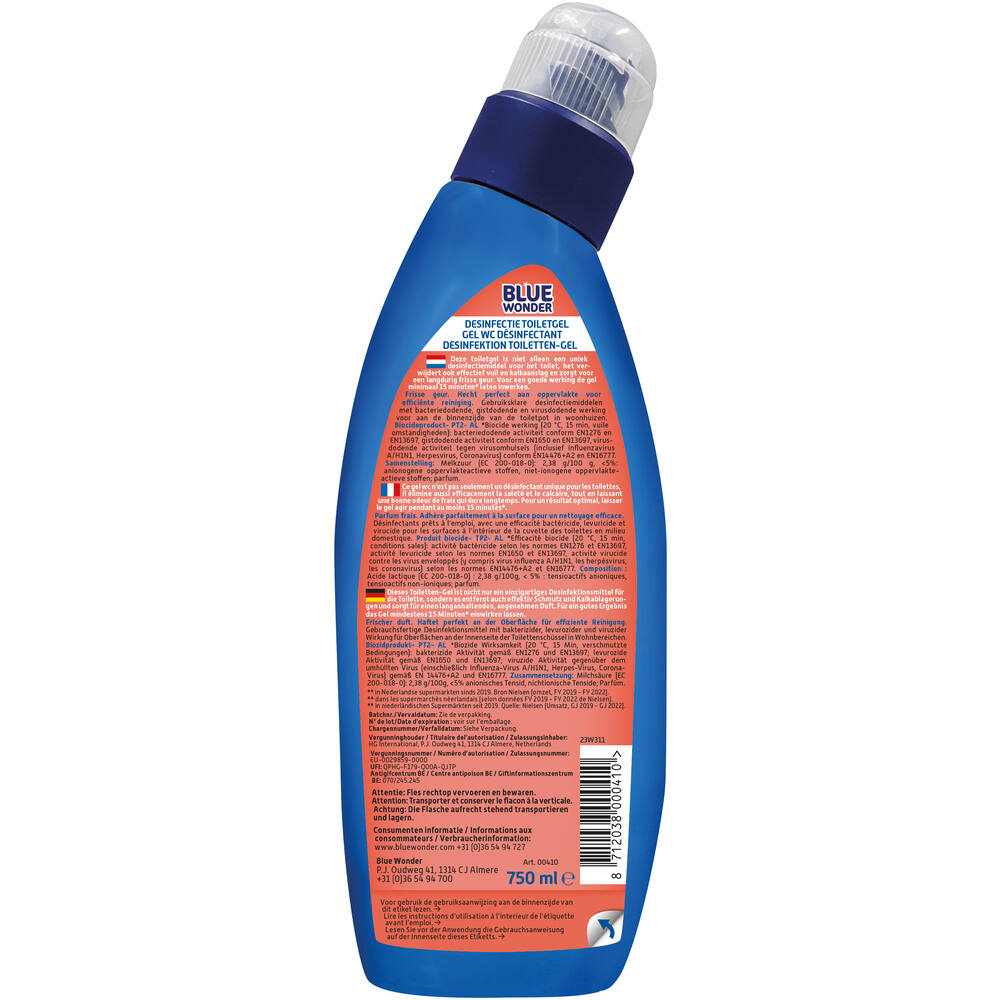 Blue Wonder Desinfectie Toiletgel 750 ml
