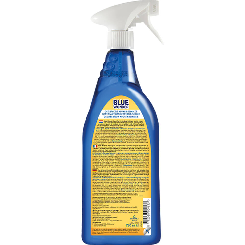 Blue Wonder Desinfectie Keuken Reiniger 750 ml