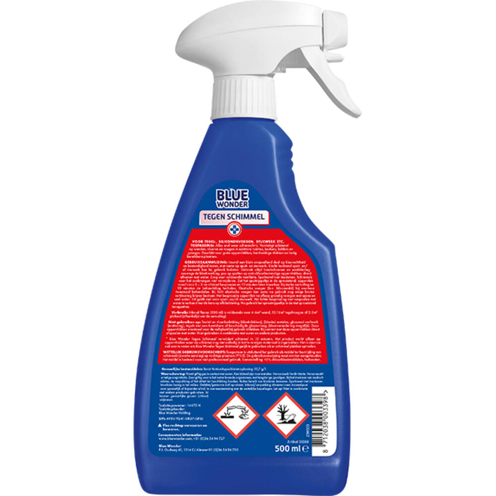 Blue Wonder Tegen Schimmel Spray 500 ml