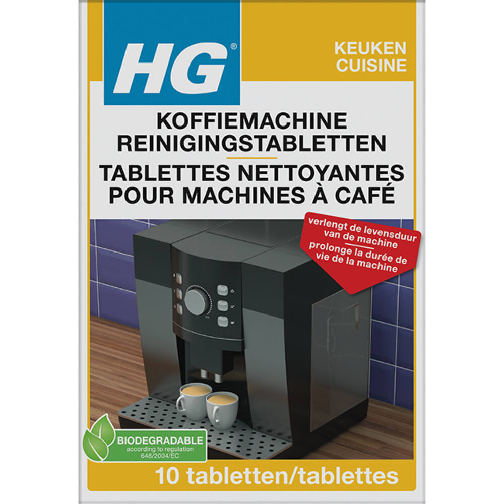 HG Koffiemachine Reinigingstabletten 10 st