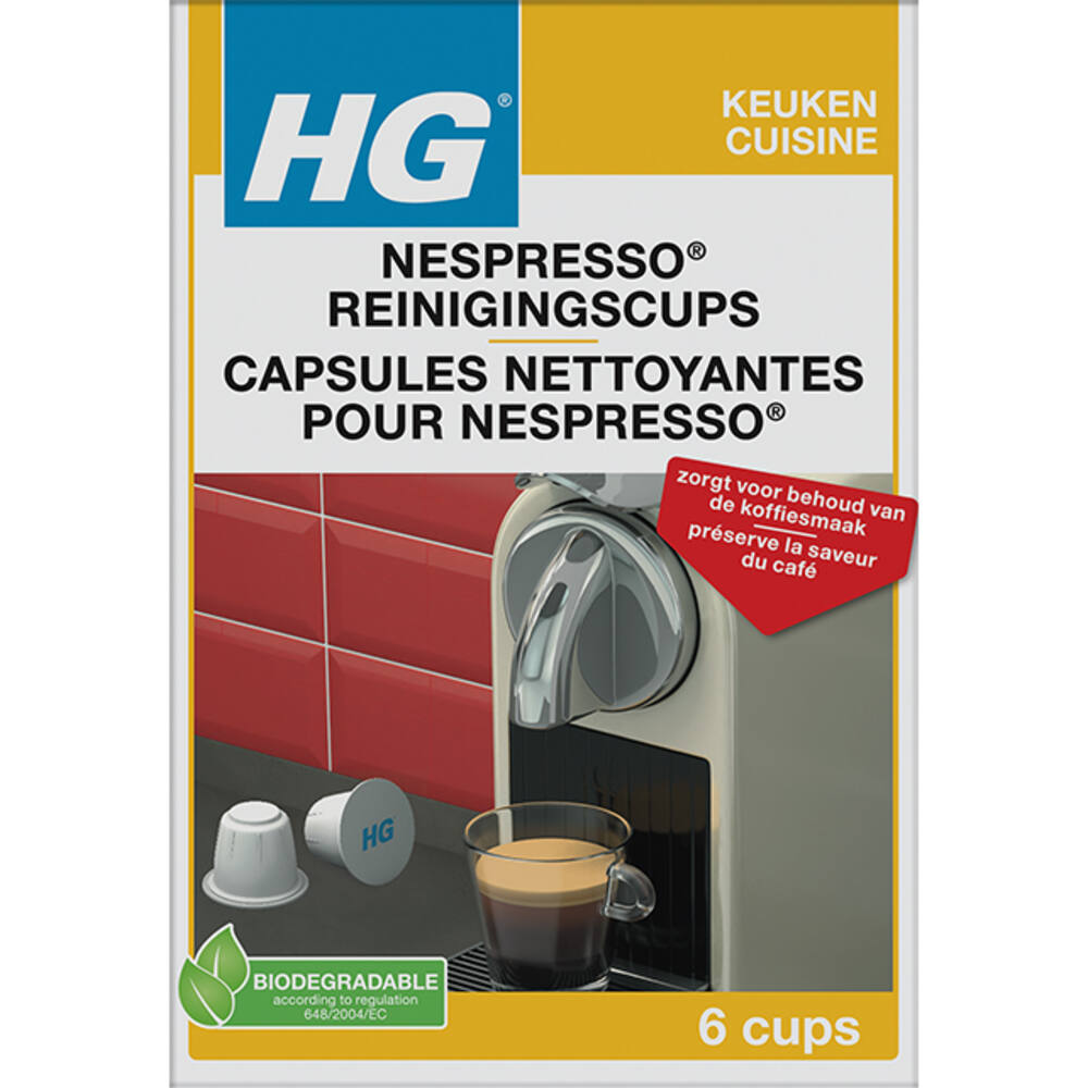 HG Nespresso Reinigingscups 1 st