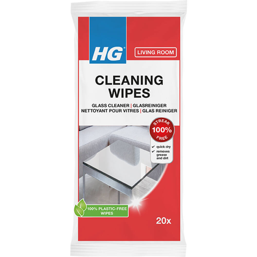 HG Glasreiniger Wipes 20 st