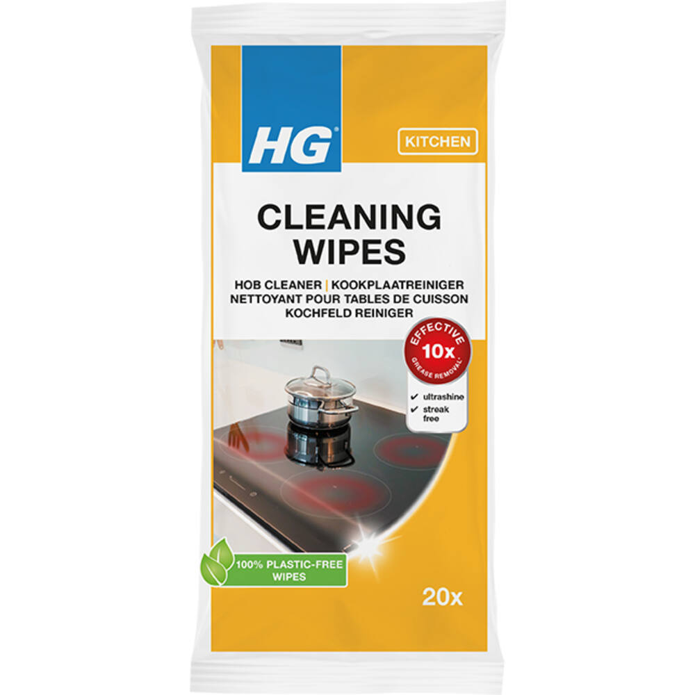 HG Kookplaatreiniger Wipes 20 st