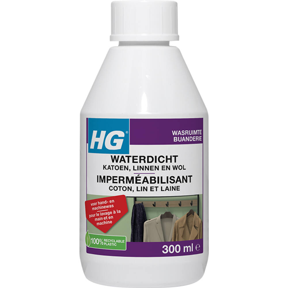 HG Waterdicht Katoen, Linnen, Wol & Gemengde Textielsoort 300 ml