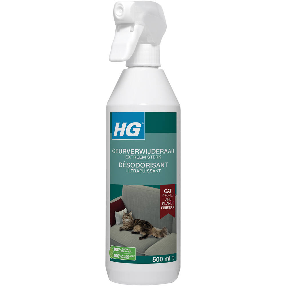 HG Geur Verwijderaar Extreem Sterk Voor Katten 500 ml