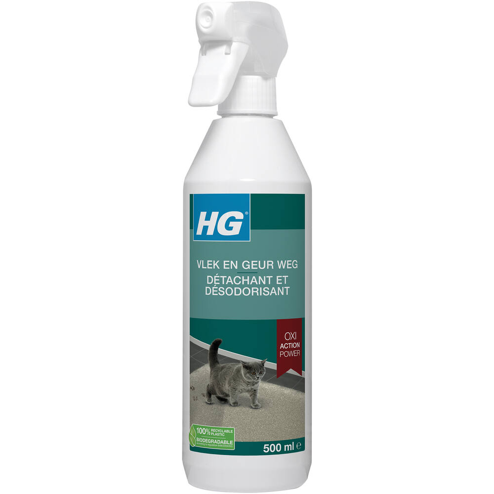 HG Vlek & Geur Weg Voor Katten 500 ml