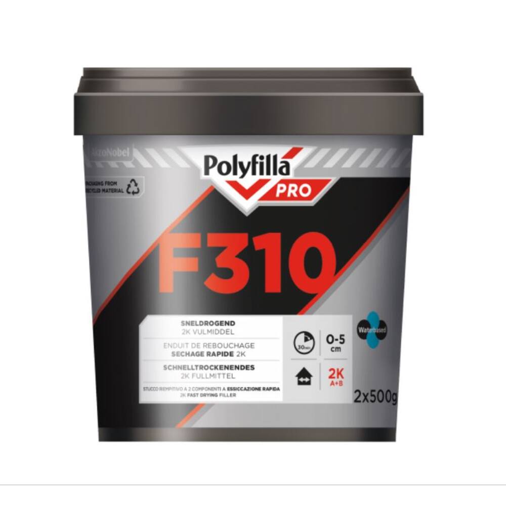 Polyfilla Pro F310 2K Vulmiddel 1 kg