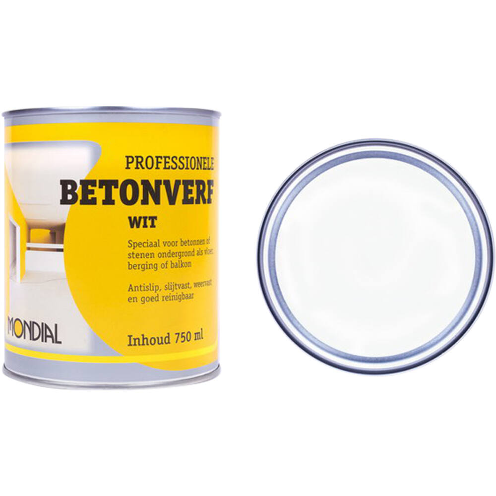 Mondial Betonverf Wit 750 ml
