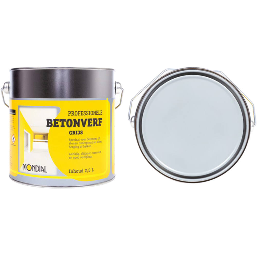 Mondial Betonverf Grijs 2,5 L