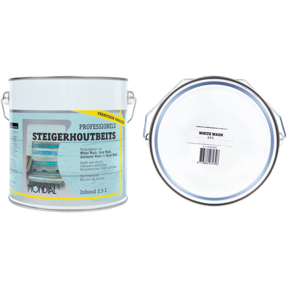 Mondial Steigerhout White Wash 2,5 L