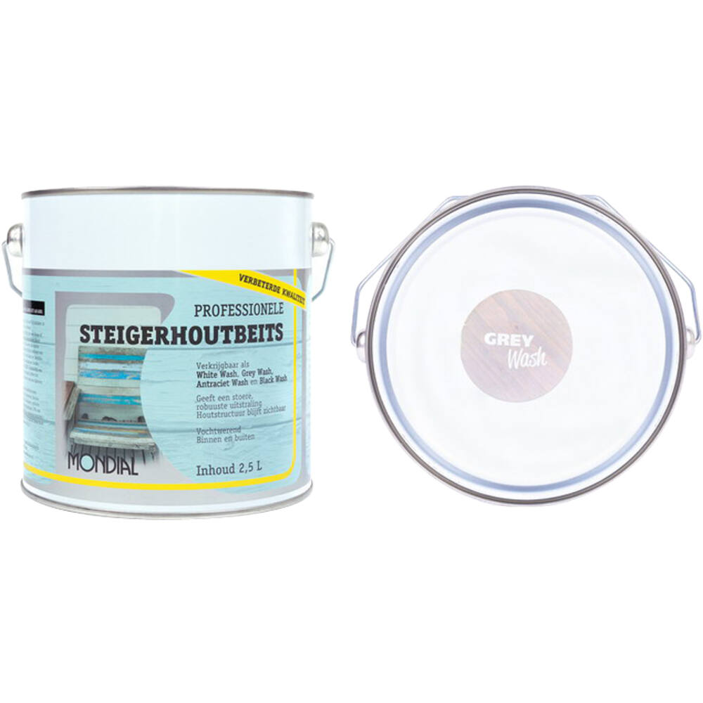 Mondial Steigerhout Grey Wash 2,5 L