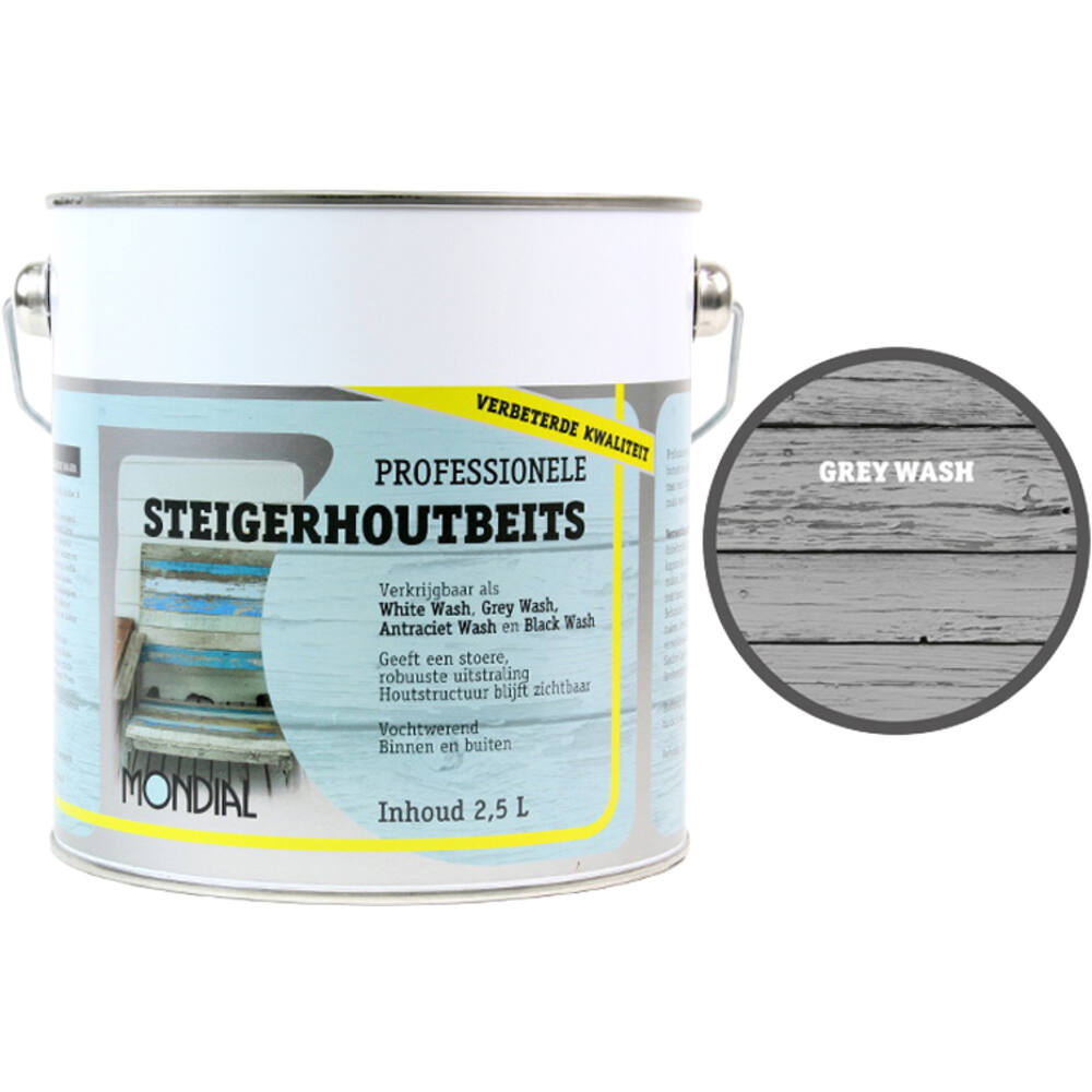 Mondial Steigerhout Grey Wash 2,5 L