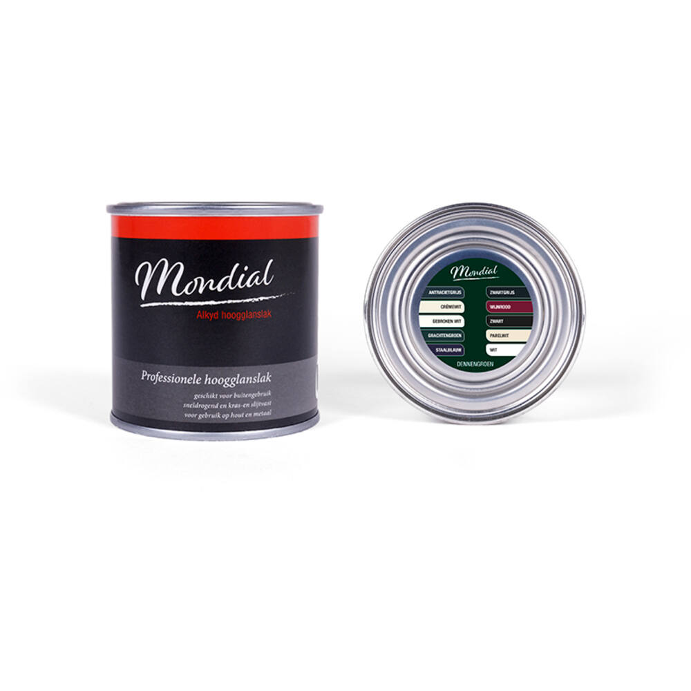 Mondial Hoogglans RAL6009 DennenGroen (Alkyd) 250 ml