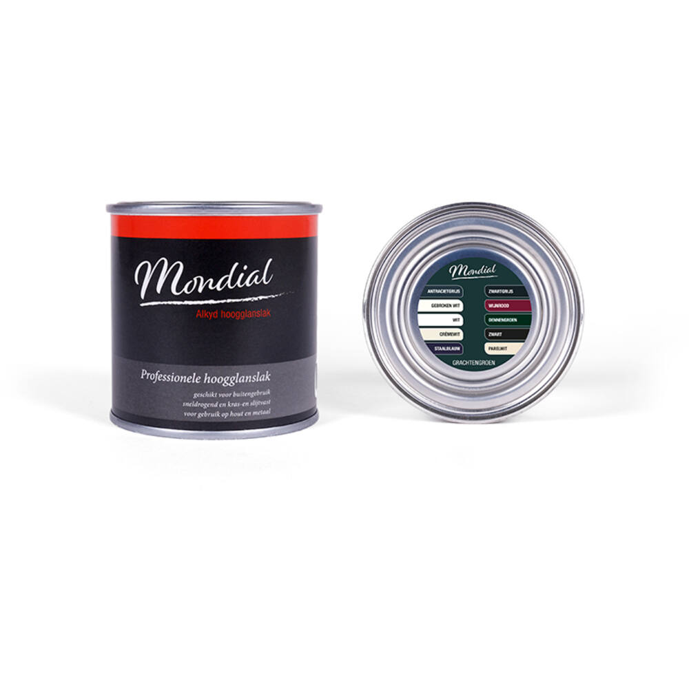 Mondial Hoogglans Grachtengroen (Alkyd) 250 ml