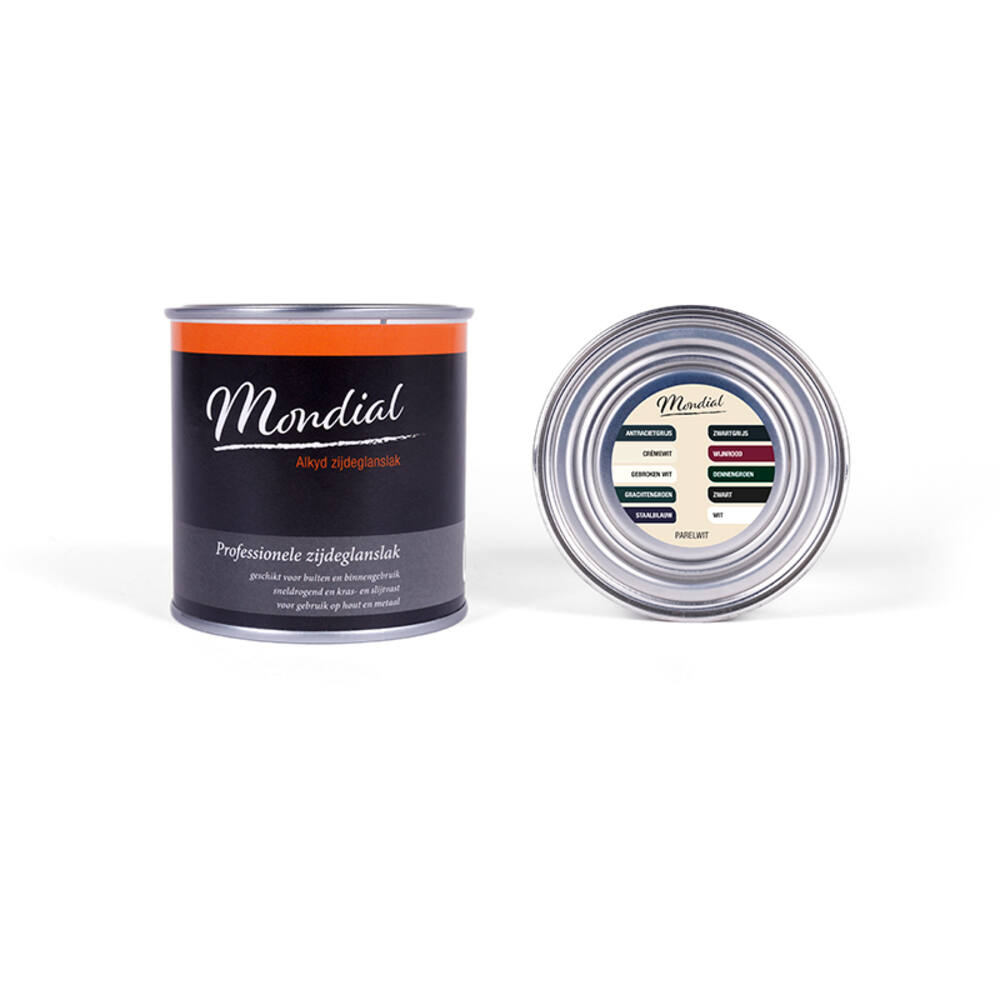 Mondial Zijdeglans Alkyd RAL1013 Parelwit 250 ml