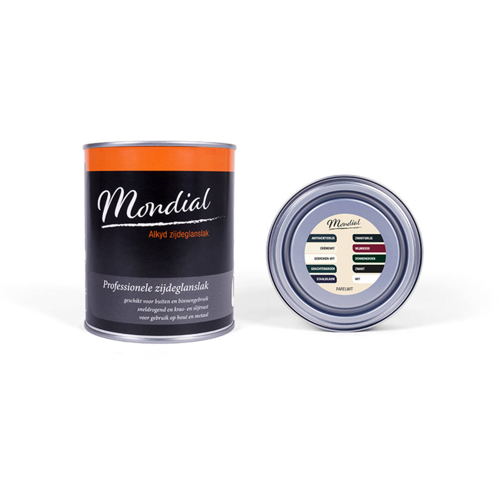 Mondial Zijdeglans Alkyd RAL1013 Parelwit 750 ml