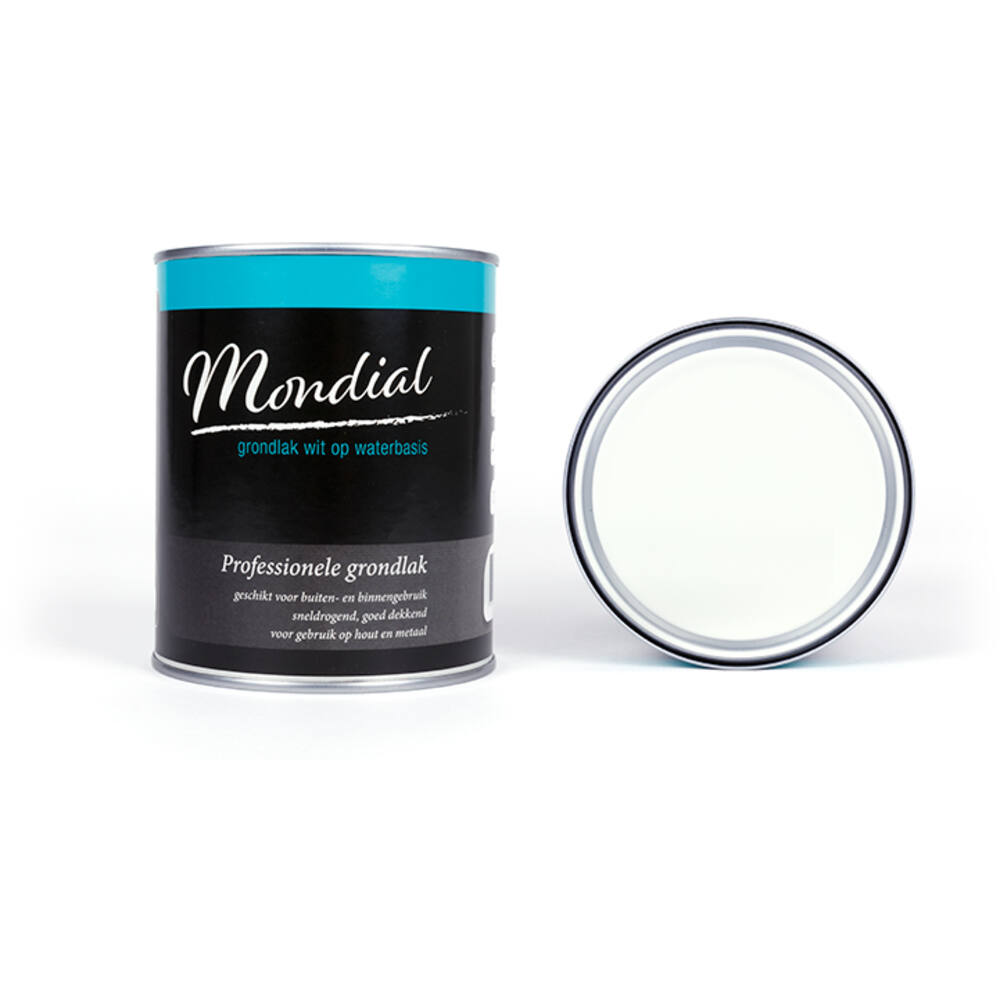 Mondial Grondlak Wit Op Waterbasis 750 ml