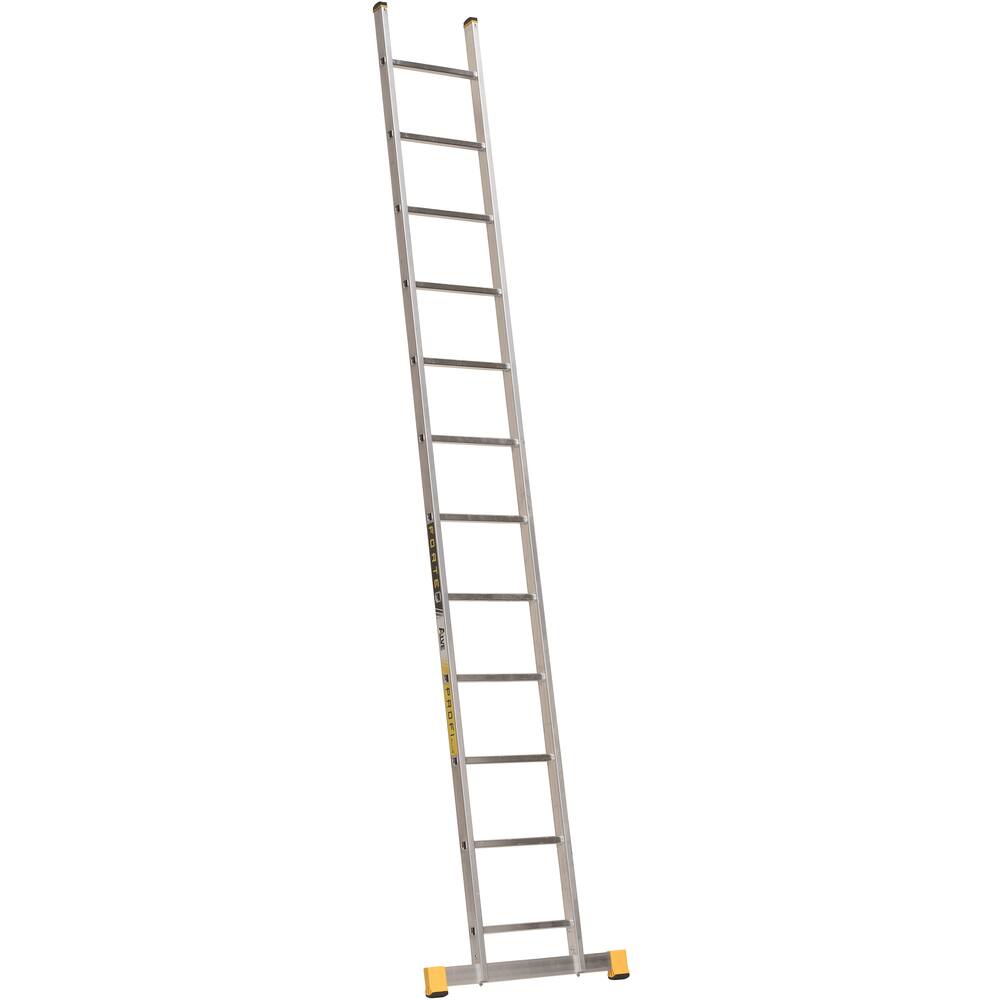 VEBA Aluminium Enkele Rechte Ladder/Ruimladder 1x18 (4,94M)