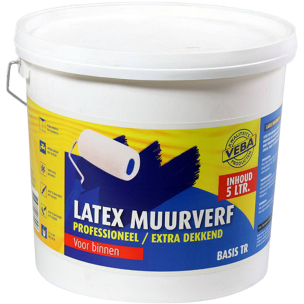 Mondial Latex Muurverf Extra Dekkend Basis Tr 5 L