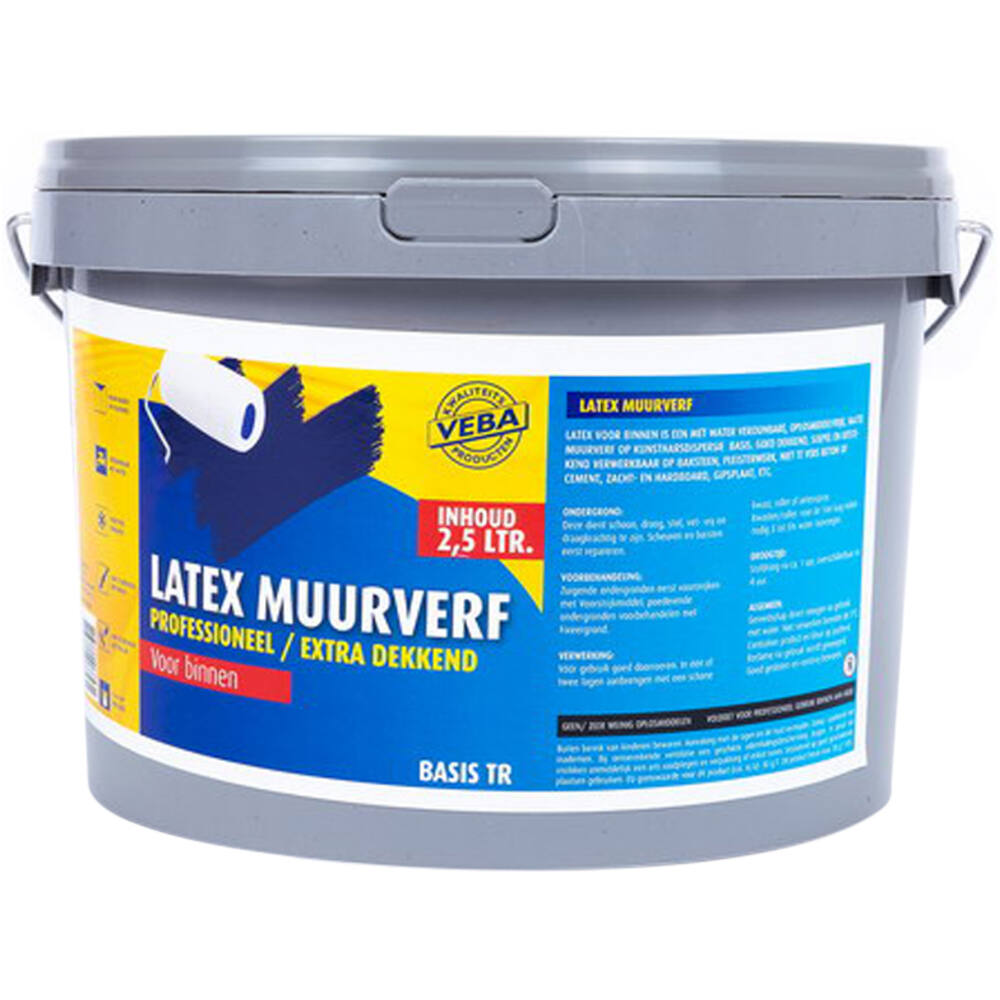 Mondial Latex Muurverf Extra Dekkend Basis Tr 2,5 L