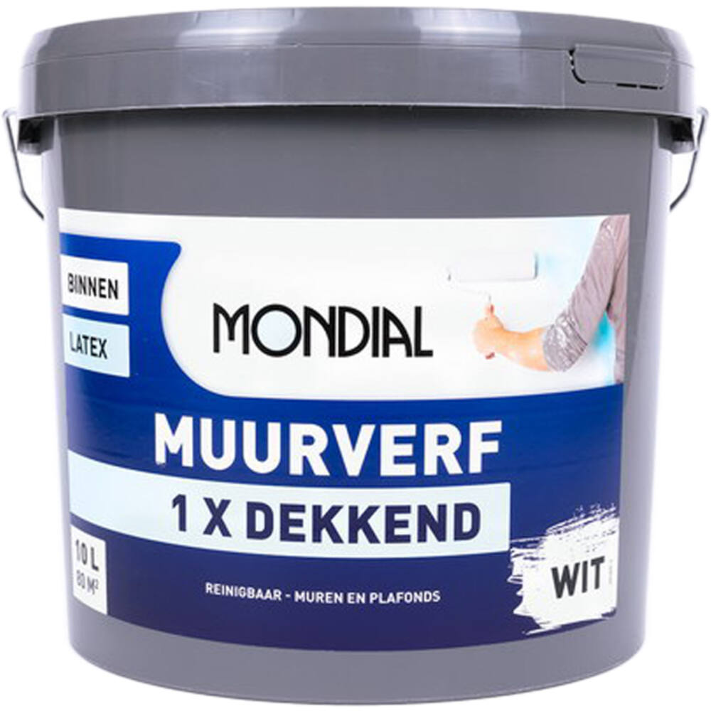 Mondial Latex Muurverf Extra Dekkend Wit 10 L