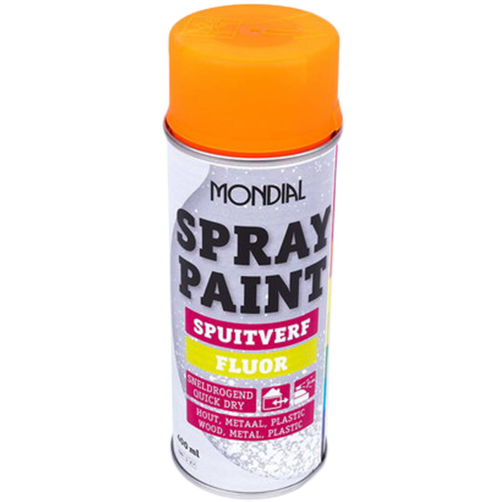 Mondial Spray Paint Fluor Orange 400 ml