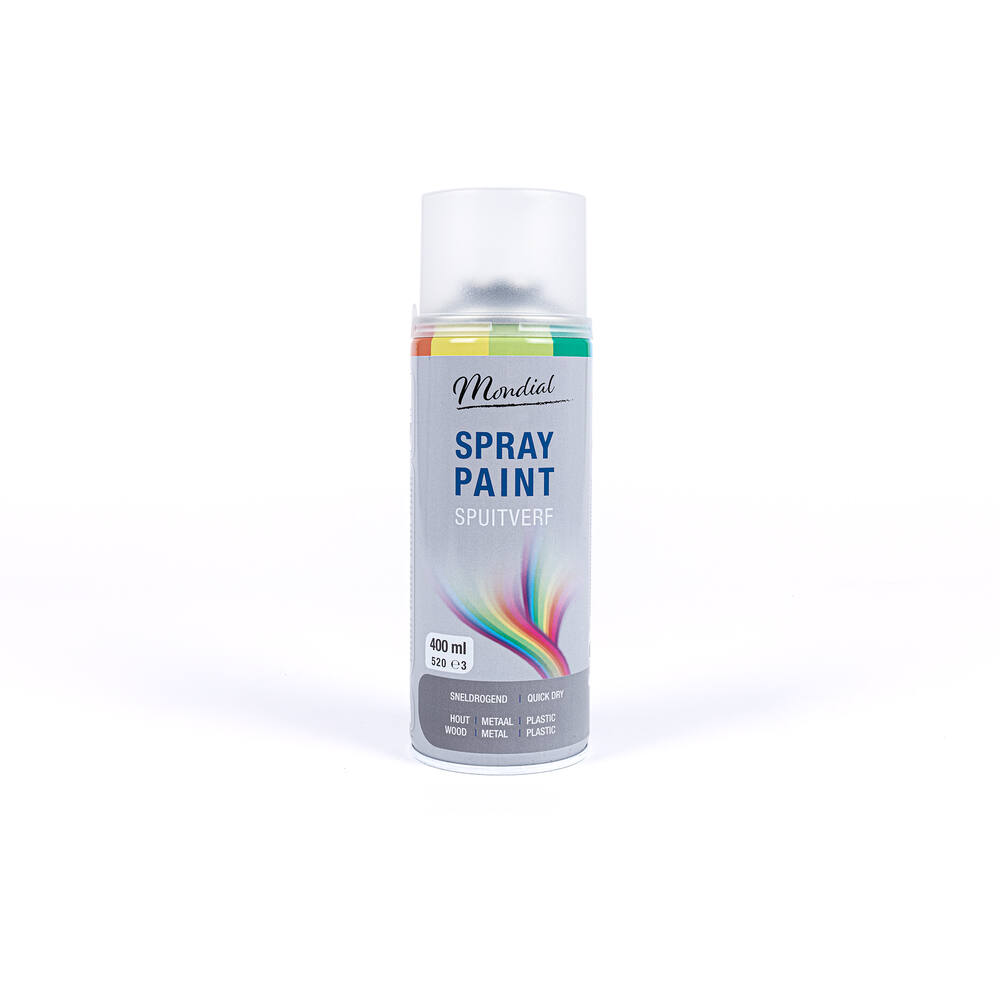 Mondial Spray Paint Blanke Lak Zijdeglans 400 ml