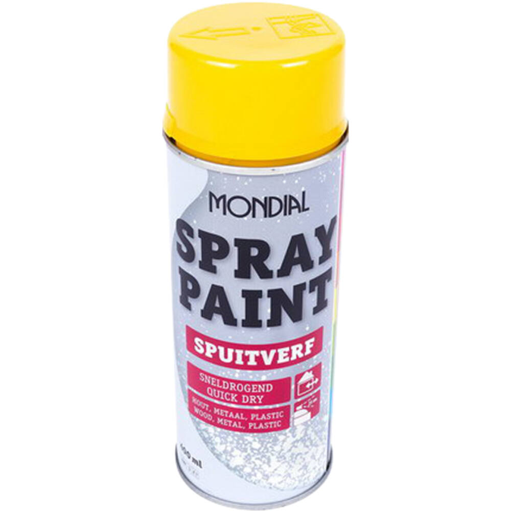 Mondial Spray Paint Ral 1004 Hoogglans Goudgeel 400 ml