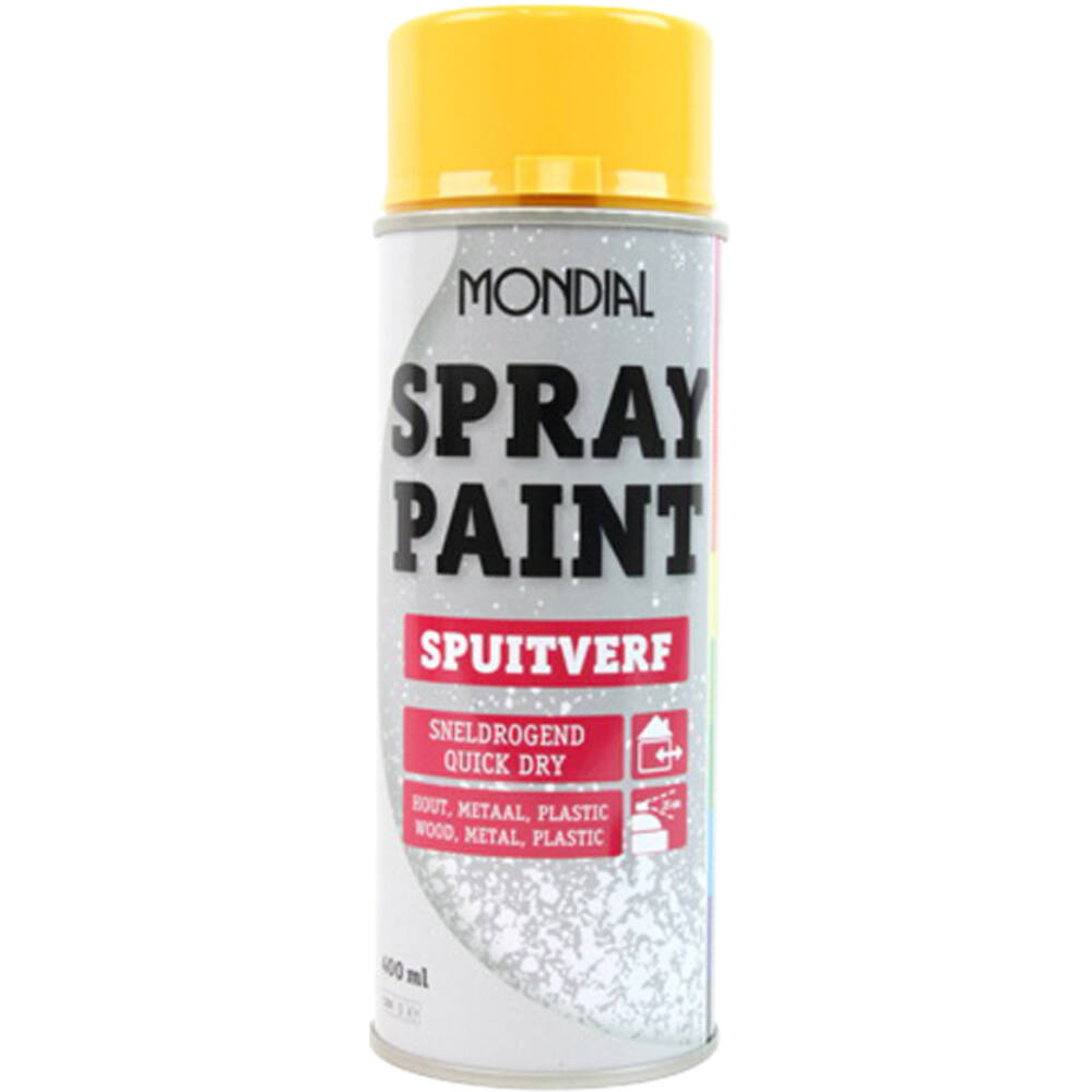 Mondial Spray Paint Ral 1004 Hoogglans Goudgeel 400 ml