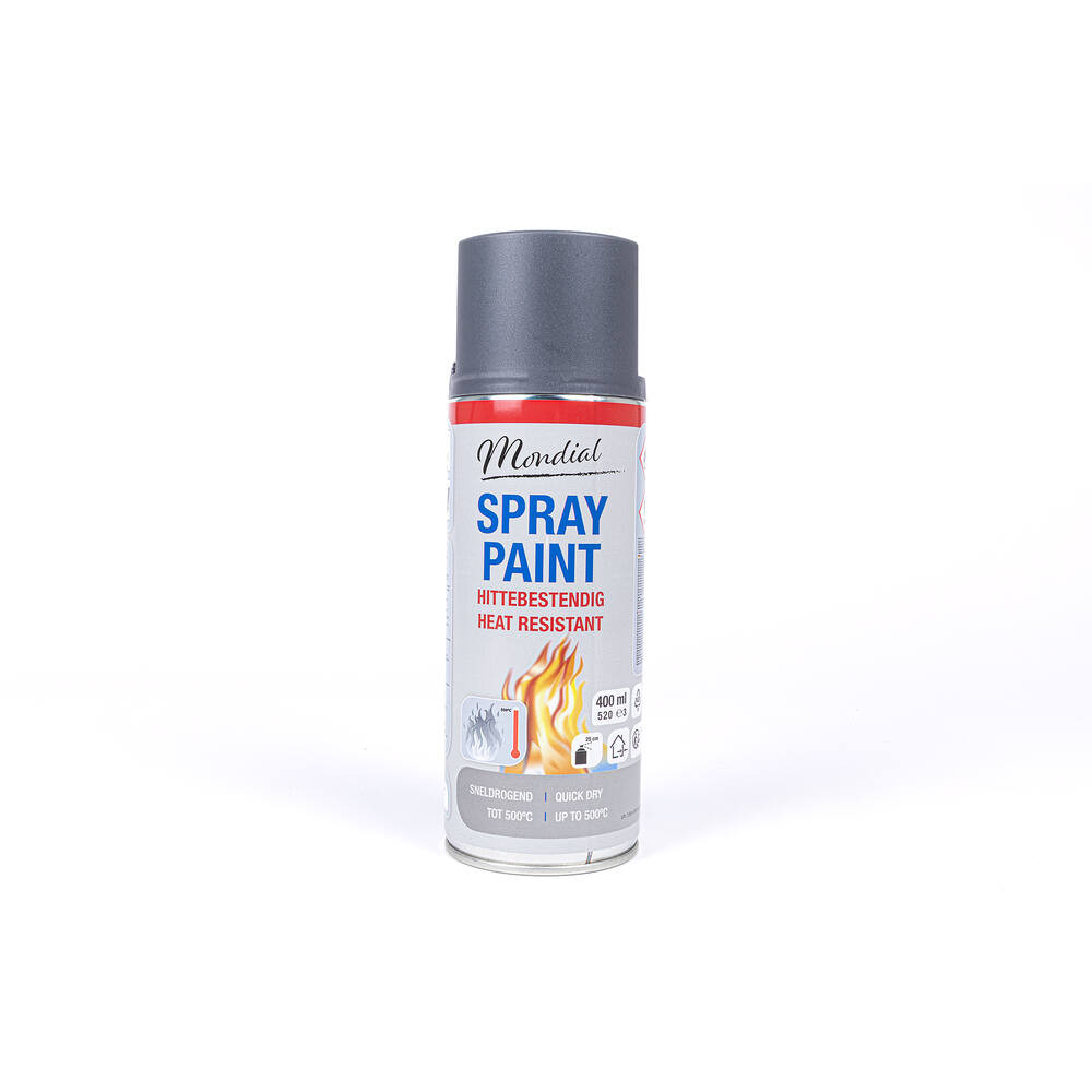 Mondial Spray Paint Hittebestendig Antraciet 400 ml