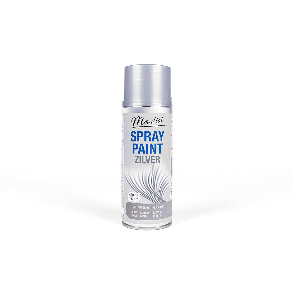 Mondial Spray Paint Ral 9006 Zilver 400 ml