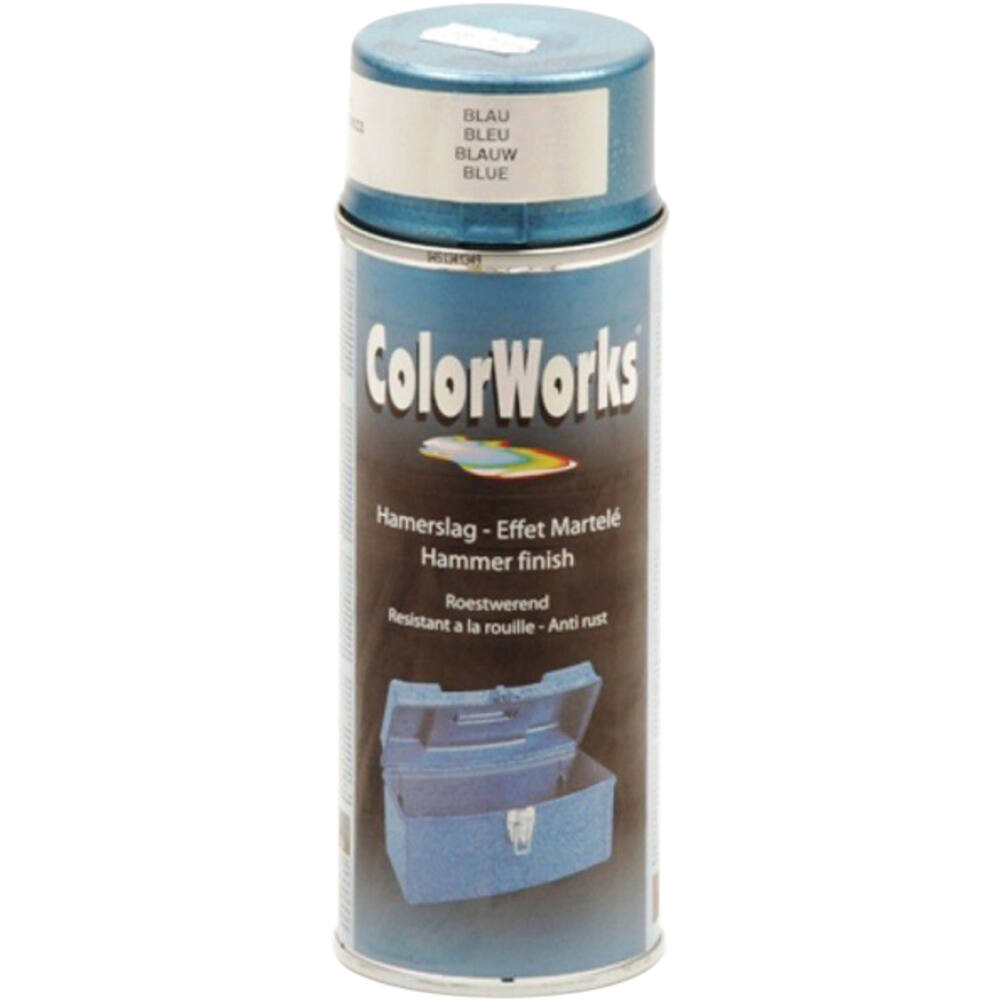 Motip Colorworks Hamerslag Blauw 400 ml