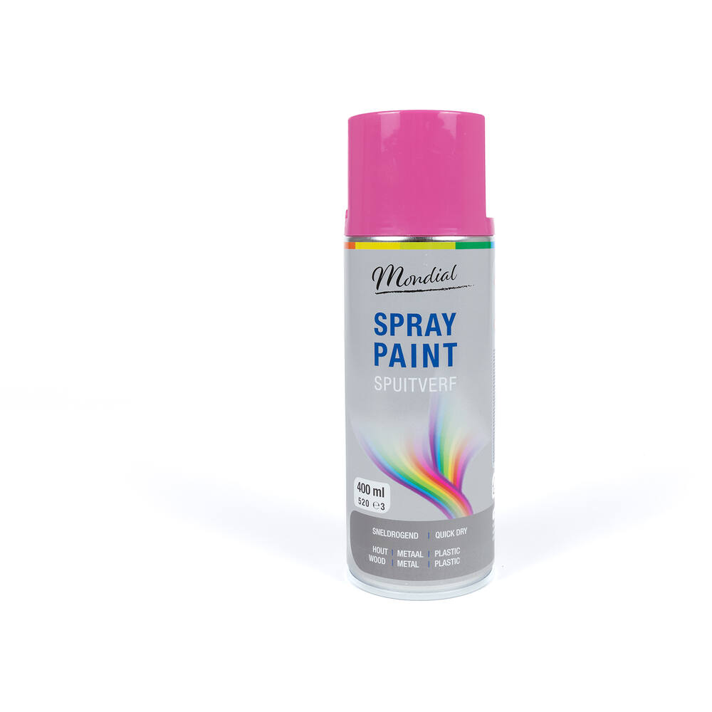 Mondial Spray Paint Ral 3020 Hoogglans Hardrose 400 ml
