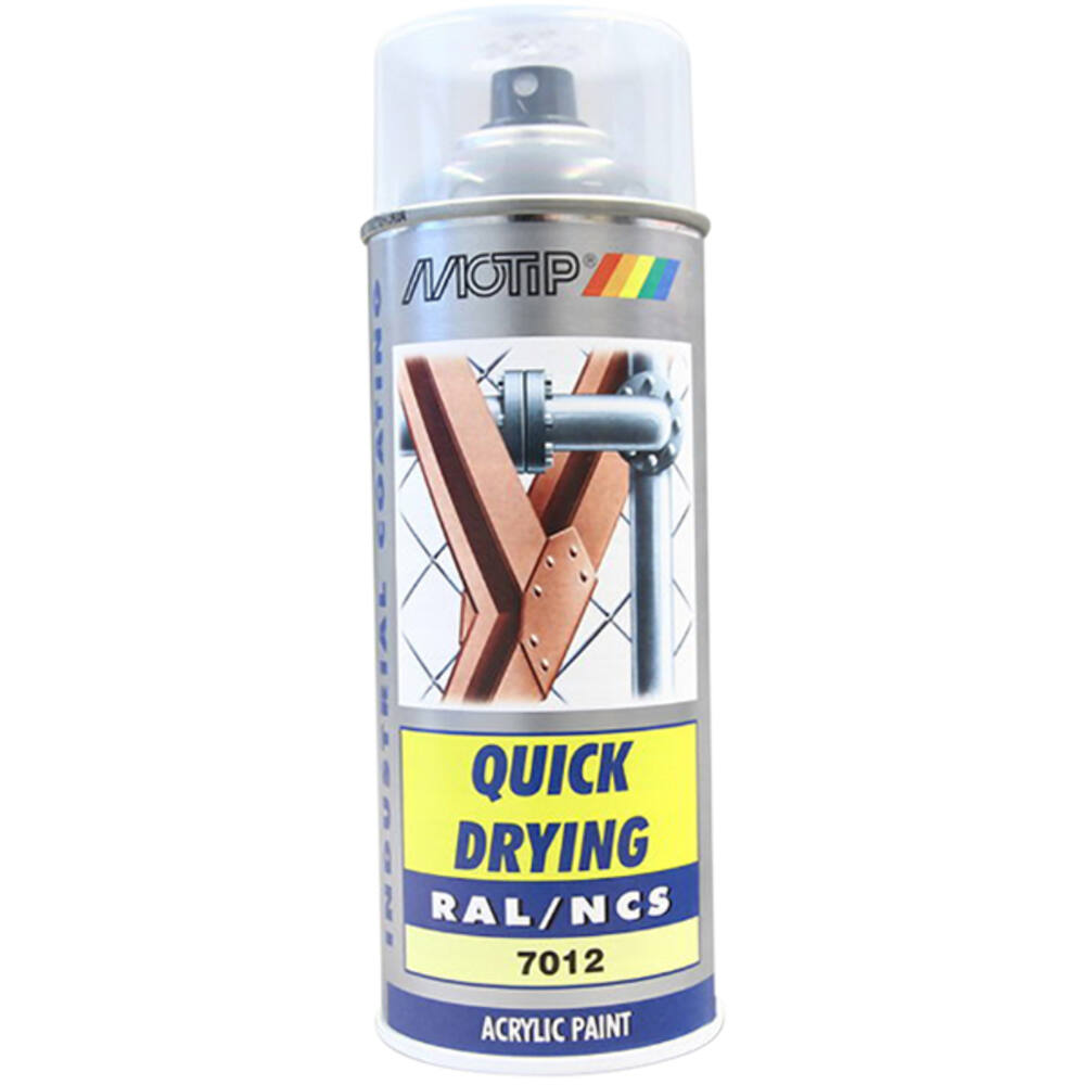 Motip Aircraft Industrie Kombi 400 ml Ral 7012 Bazaltgrijs
