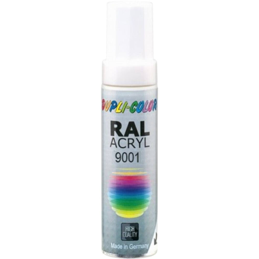Motip Acryl Lak Kwastje Creme Wit Ral9001 Inhoud 12 ml