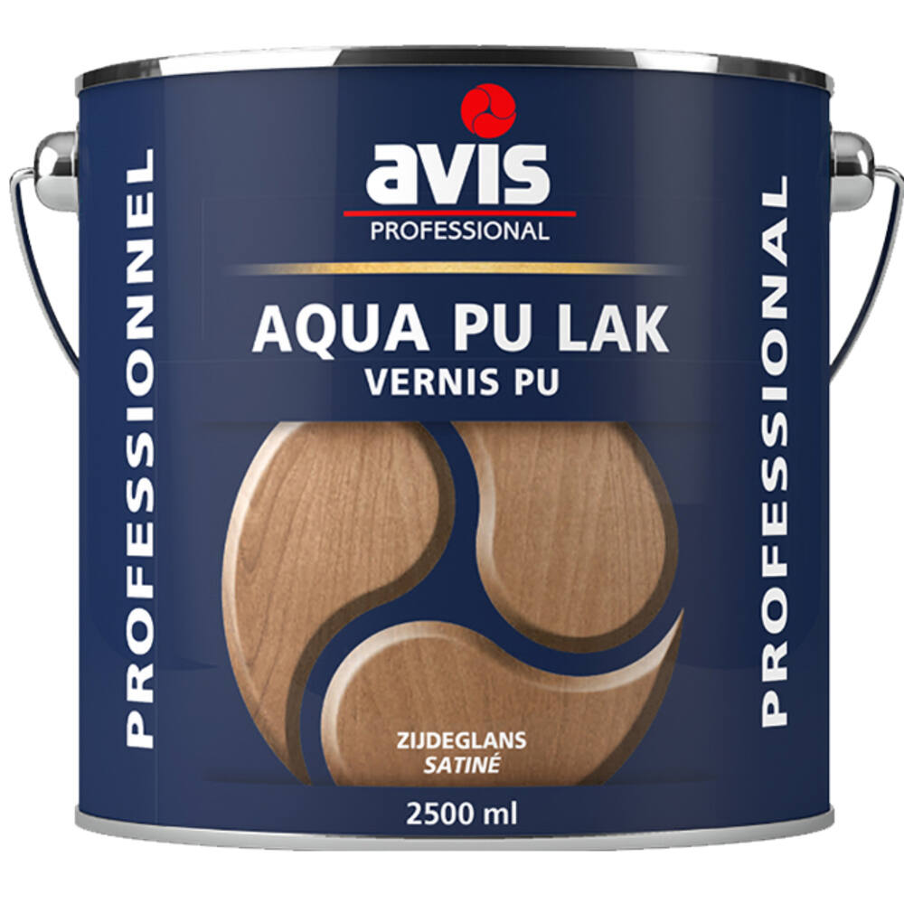 Avis Aqua Pu (Polyurethane) Lak Zijdeglans 2,5 L