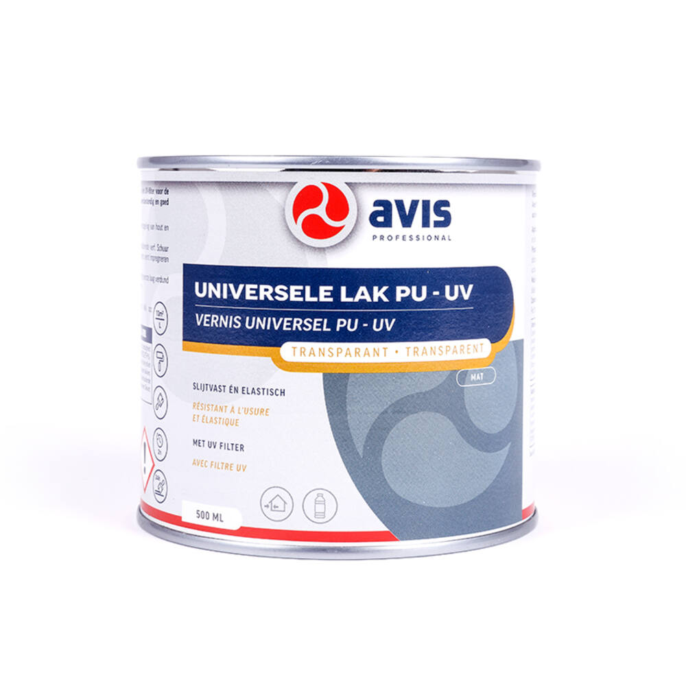 Avis Universele Lak Pu-Uv Mat 500 ml