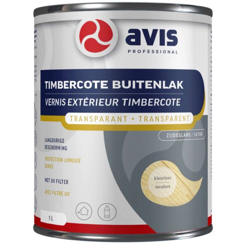 Avis Timbercote Blank Lak Zijdeglans 1 L