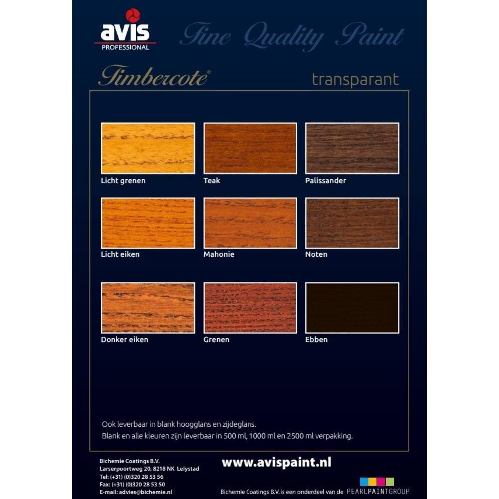 Avis Timbercote Donker Eiken 1 L