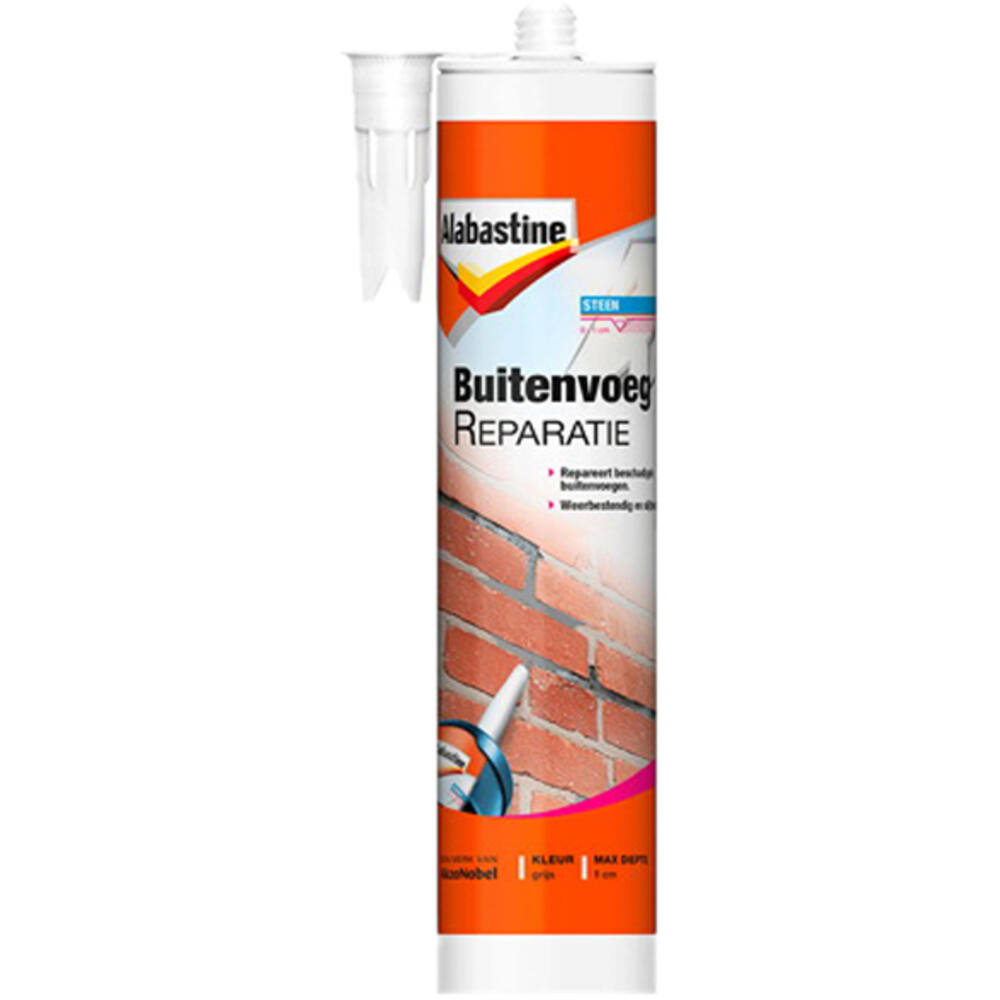 Alabastine Buitenvoegeparatie Grijs 310 ml