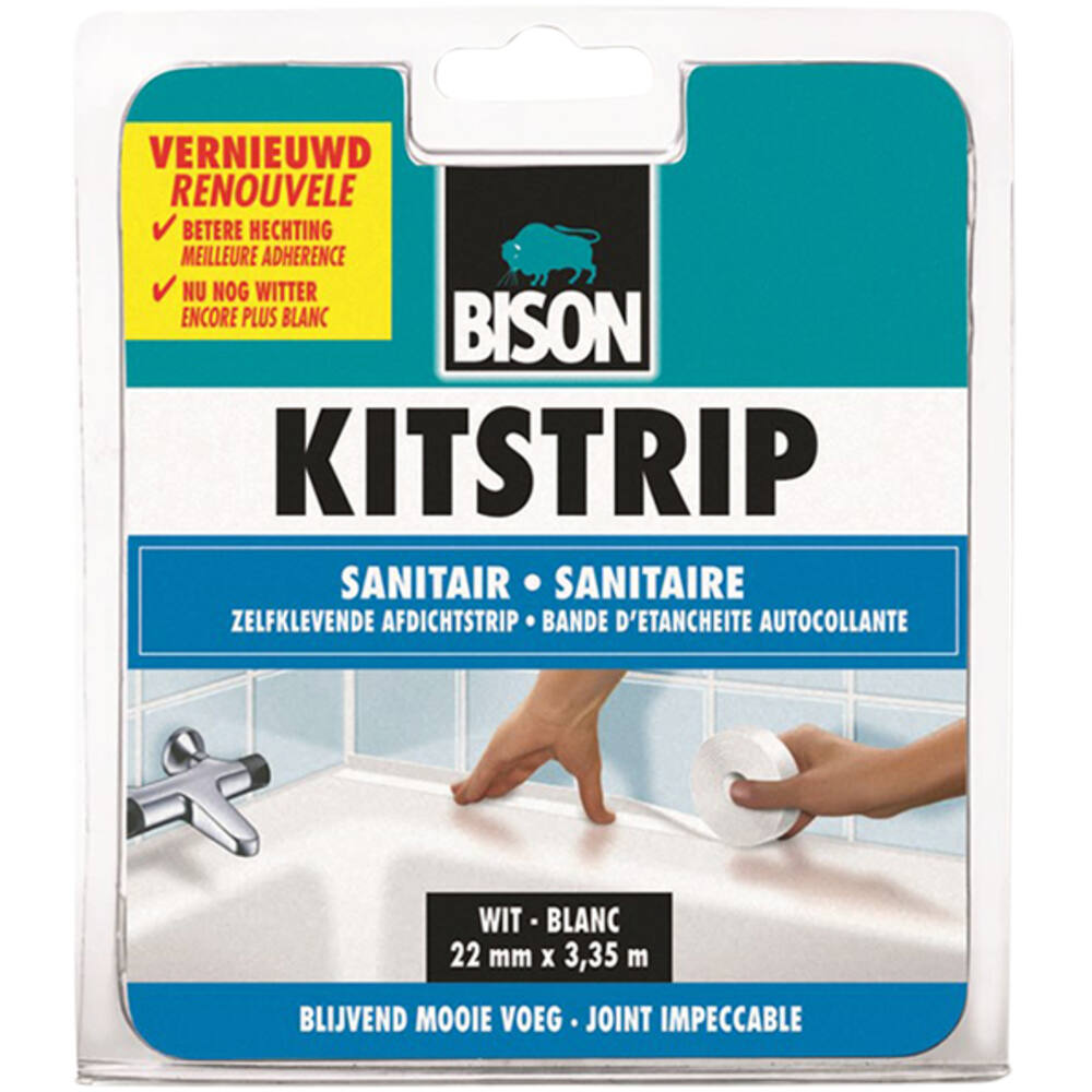 Bison Kitstrip Sanitair Wit 22 mm x 3.35M