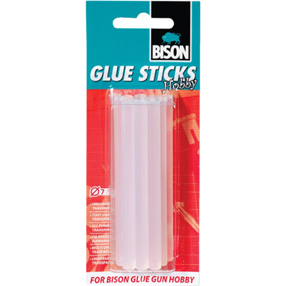Bison Glue Sticks Hobby Transparant 12 x 7 mm