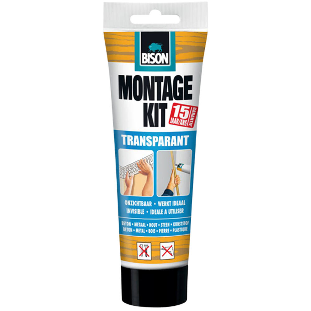 Bison Montagekit Transparant 250 g