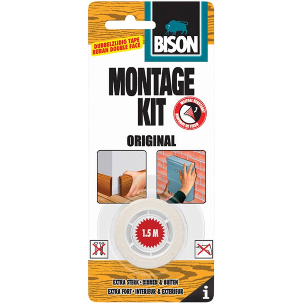 Bison Montage Kit Tape Original 1,5 m x 19 mm
