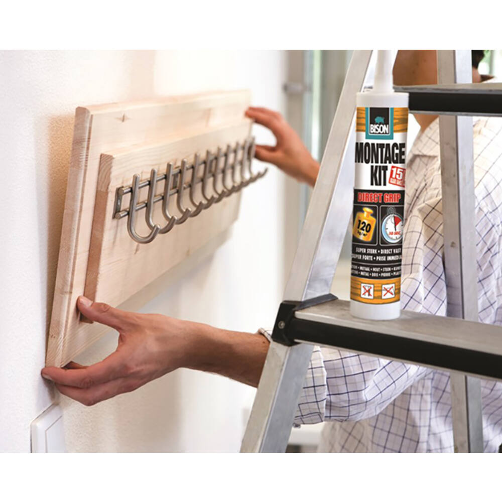 Bison Montagekit Direct grip Wit 370 g Koker