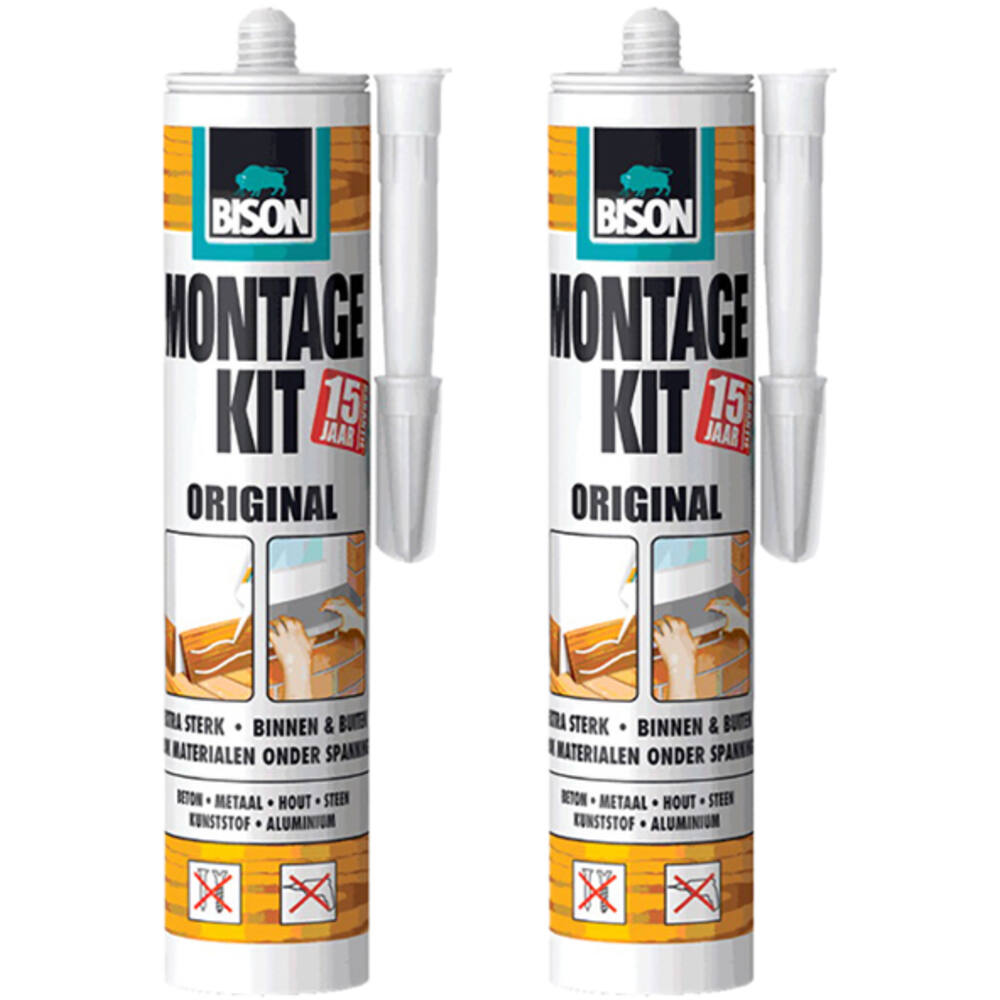Bison Montagekit Duo Original 350 g Koker