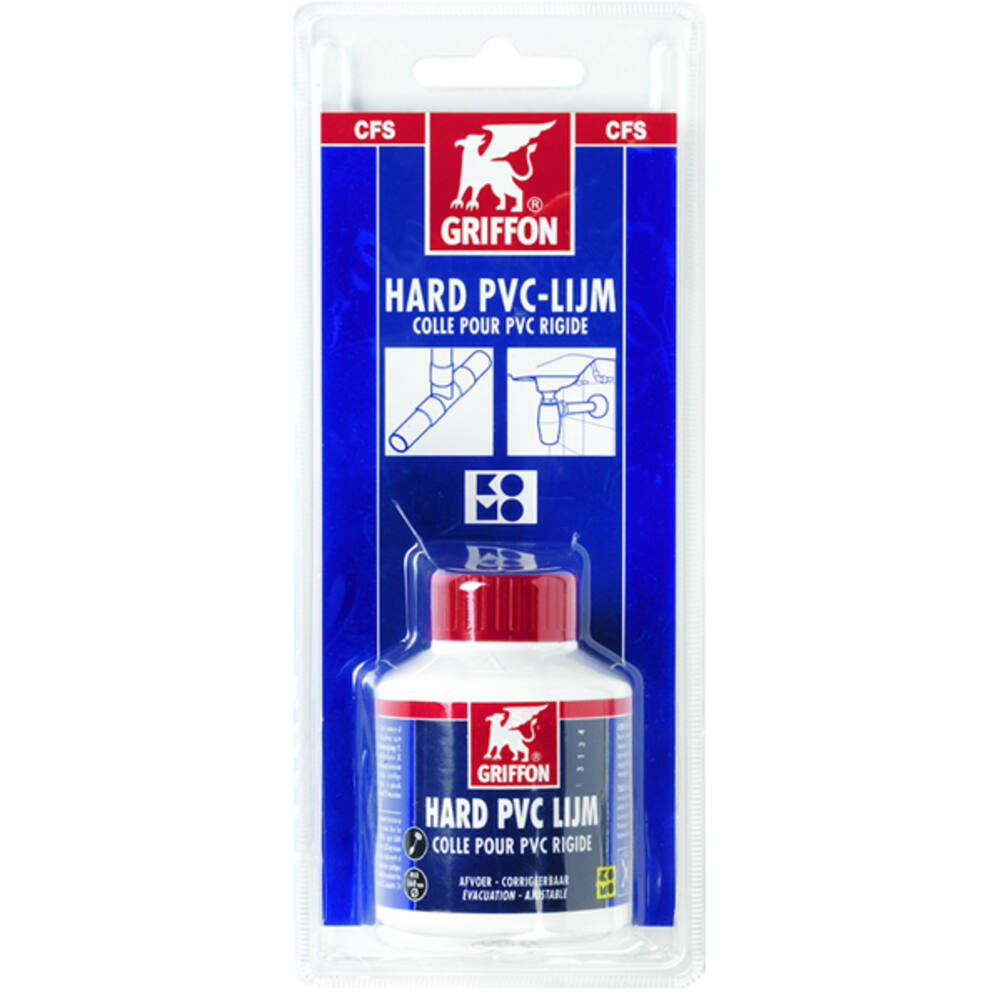 Bison Hard Pvc Lijm Komo 100 ml Flacon Met Kwast