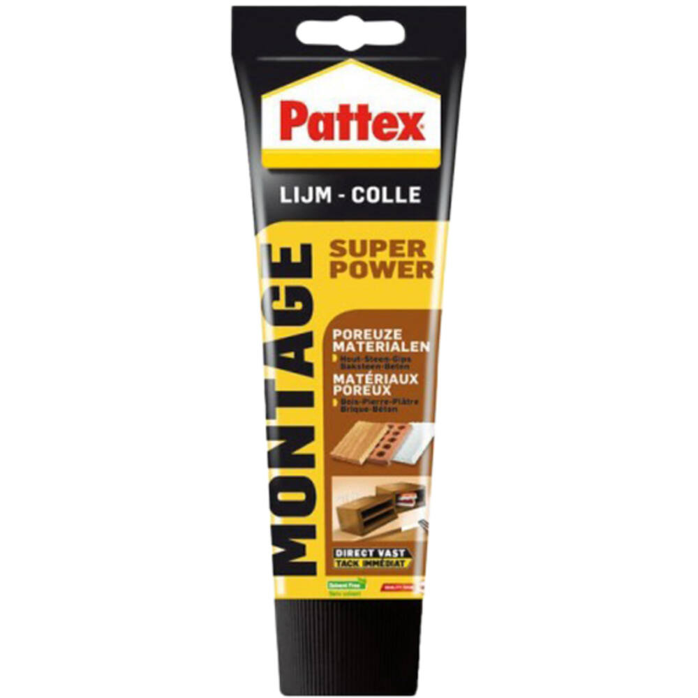 Pattex Montagekit Super Power Op Waterbasis Tube 250 g