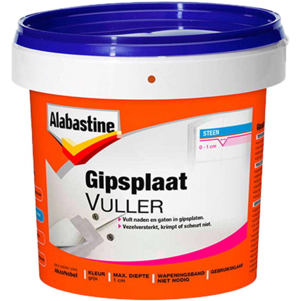 Alabastine Gipsplaatvuller Kant & Klaar 1 L Pot