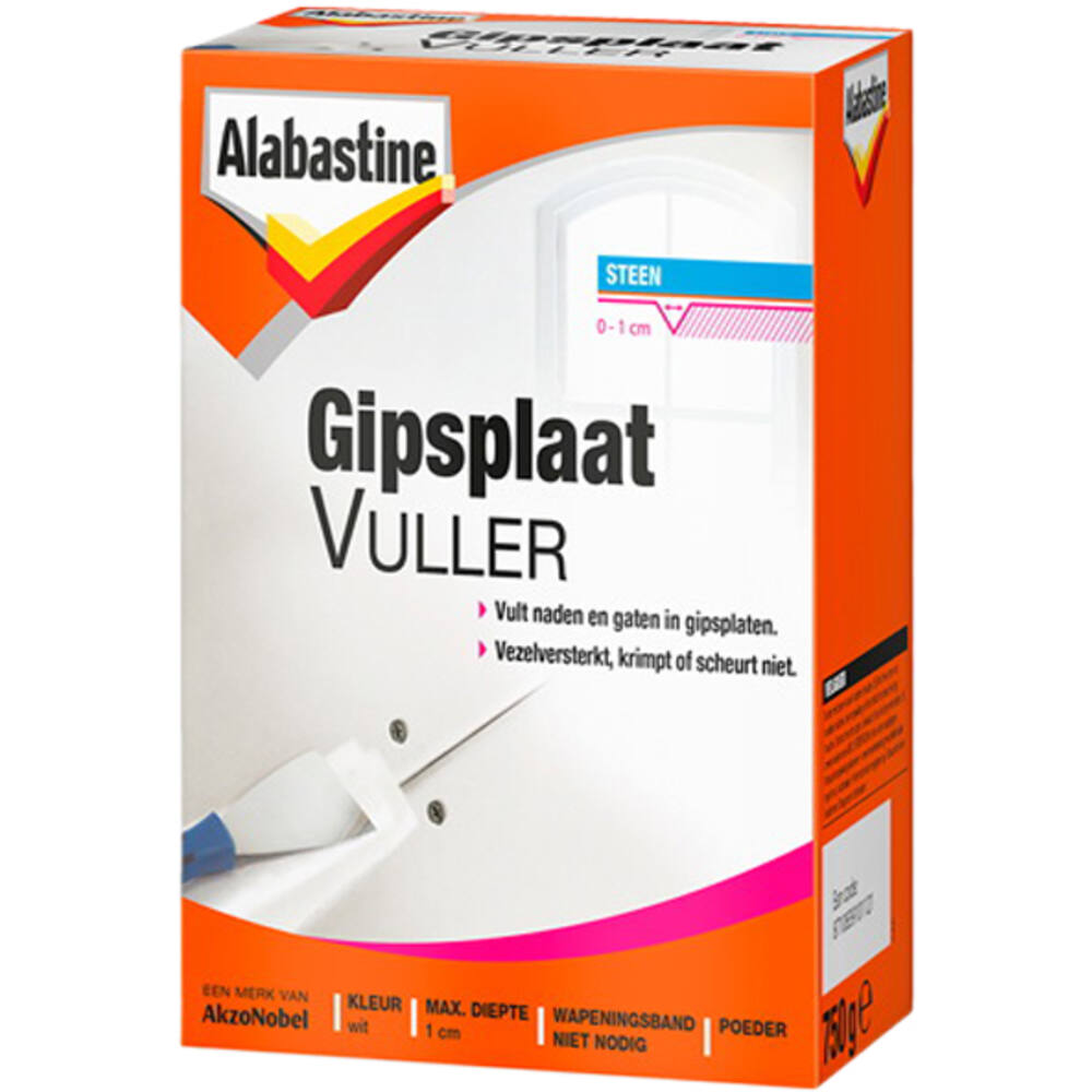 Alabastine Gipsplaatvuller Poeder 750 g Pak